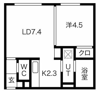 間取図 コンフォール中島