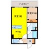 仮)柏陽新築 1LDKの間取り