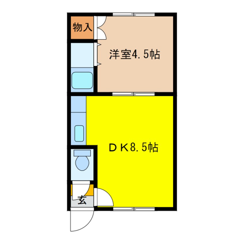 間取図 シェレナ住吉１１