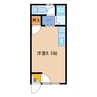 ピースグランデⅡ 1Rの間取り