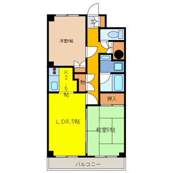 間取図 ユーポート末広