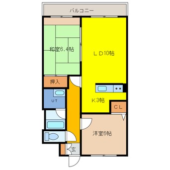 間取図 ケーポート末広