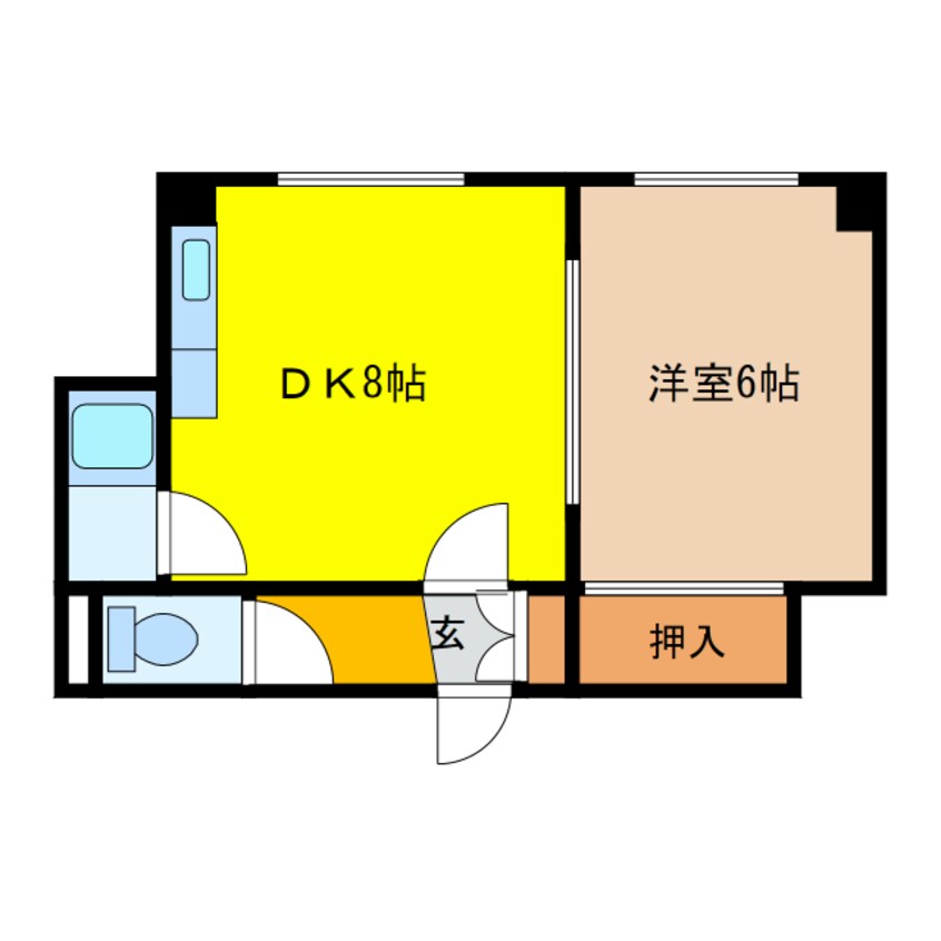 間取図 フレンドハウス２