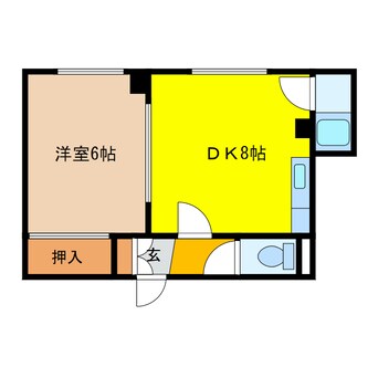 間取図 フレンドハウス２