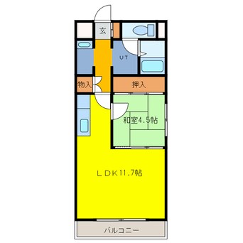 間取図 ベルトピア千歳Ⅰ