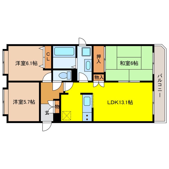 間取り図 ピースオブマインド東郊