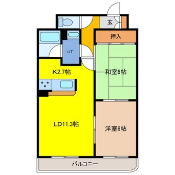 間取図 朝日プラザステーションスクエア千歳Ⅰ