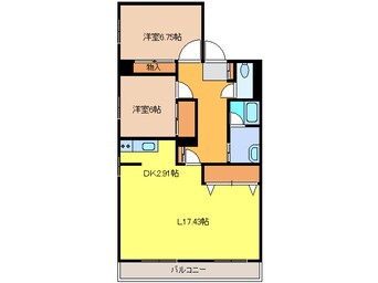 間取図 アイポート末広