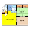 ハートランドⅡ 2LDKの間取り