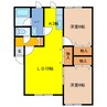 エントラーダ 2LDKの間取り