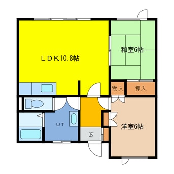 間取図 ダンディーオーク青葉