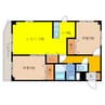 ホークフェザータワー 2LDKの間取り