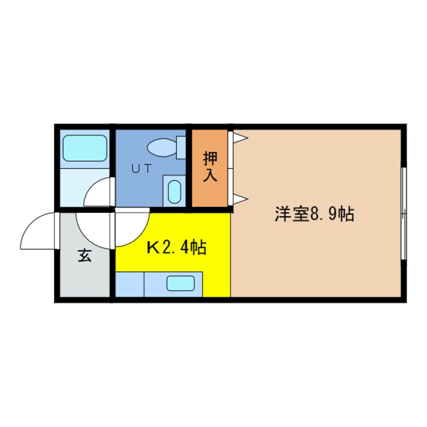間取図 フリージア末広Ｆ