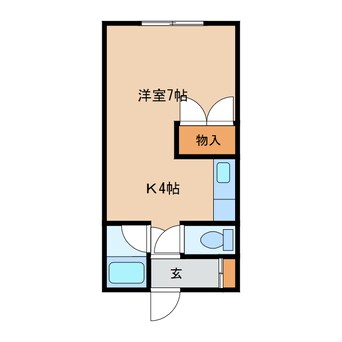 間取図 リラハイツ末広Ｃ