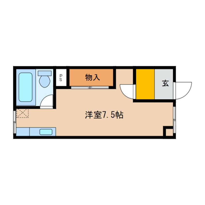 間取図 MOASCAR APARTMENTS Ⅰ