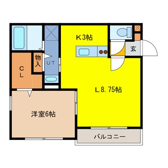 間取図 エクセルパーク