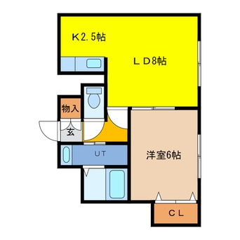 間取図 リバーサイド青葉Ⅰ