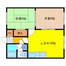 ソラーレ信濃 2LDKの間取り
