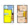エレガント旭ヶ丘 3LDKの間取り