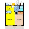 De la porte 1LDKの間取り