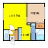 ORSA 1LDKの間取り