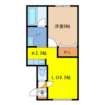 間取図 Le-Ciel錦町Ⅰ