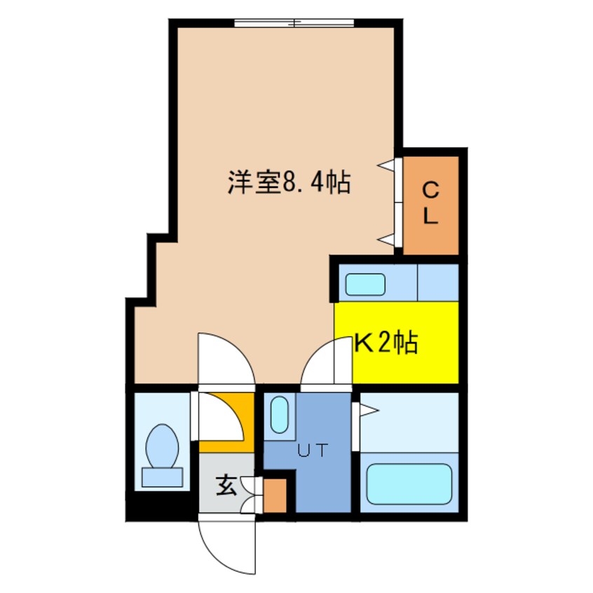 間取図 FLAIR新富