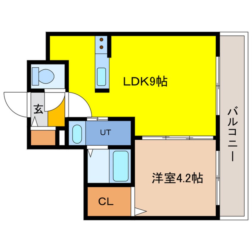 間取図 アルファレジデンス末広