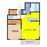 Casa Cordiale 1LDKの間取り