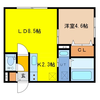 間取図 Albero Felice千歳