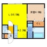 Albero Felice千歳 1LDKの間取り