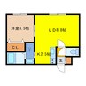 LA Conforto Chitose 1LDKの間取り