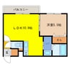 フェバリット千歳末広 1LDKの間取り
