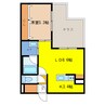 Prescelto北栄 1LDKの間取り
