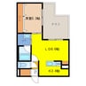 Prescelto北栄 1LDKの間取り