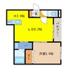 La espérance朝日町 1LDKの間取り