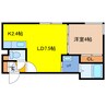 プリオール千歳 1LDKの間取り