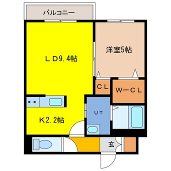 間取図 エレガント真々地