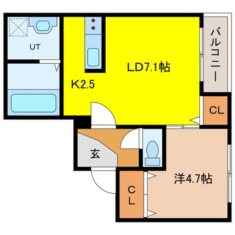 間取図 Atlantis Suehiro