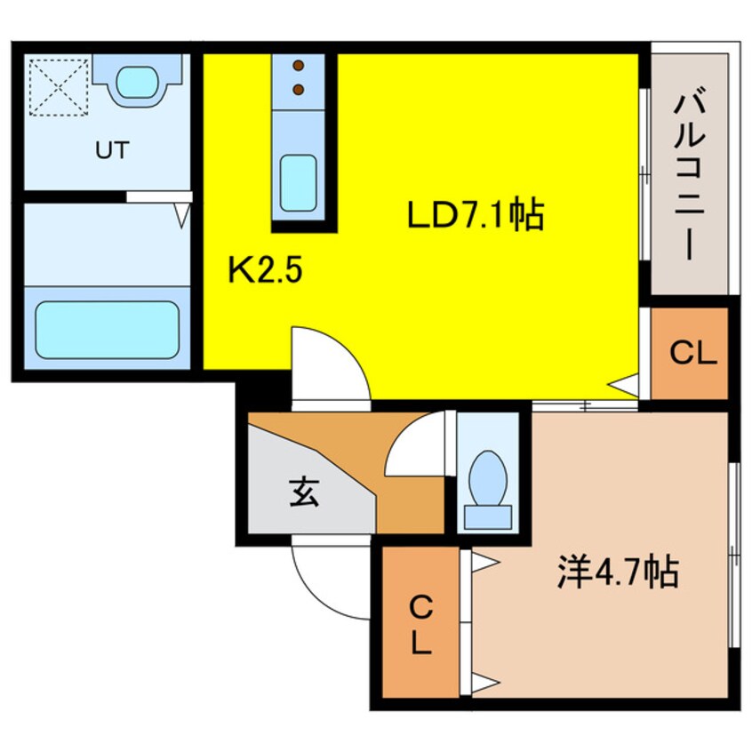 間取図 Atlantis Suehiro
