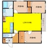 千歳線/千歳駅 徒歩15分 2階 1年未満 3LDKの間取り