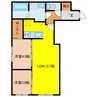 千歳線/千歳駅 徒歩17分 1階 1年未満 2LDKの間取り
