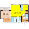 PRESCELTO朝日町 1LDKの間取り