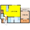 PRESCELTO朝日町 1LDKの間取り