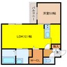 Walpole Park 千歳 1LDKの間取り