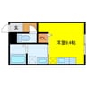 千歳線/千歳駅 徒歩12分 2階 1年未満 1Rの間取り