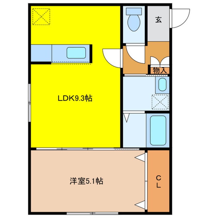 間取図 千歳線/千歳駅 徒歩10分 4階 建築中