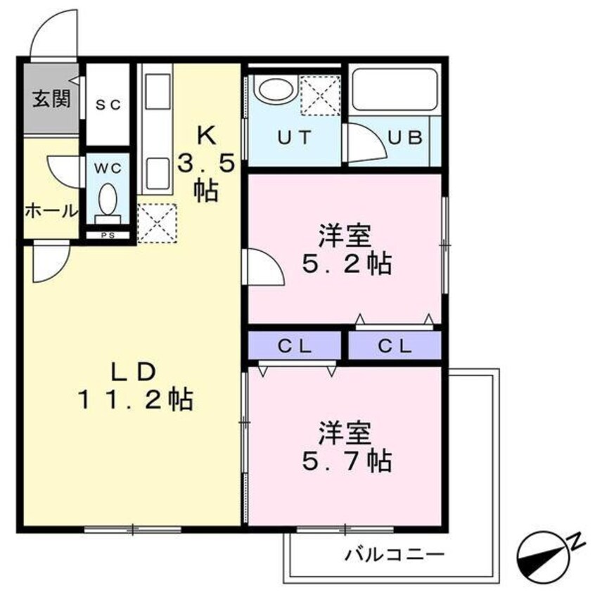 間取図 センチュリー信濃