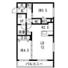 アルファグラン末広 2LDKの間取り