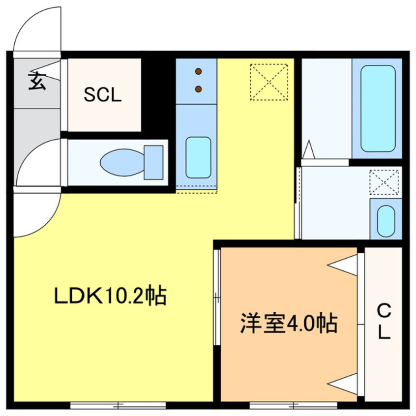間取図 フェーラシュヴァル千歳